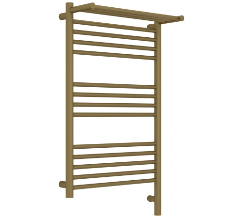 Полотенцесушитель электрический Сунержа Богема 3.1 с 1 полкой 50х80 см правый золото матовое 032-6007-8050