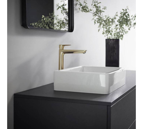 Смеситель для раковины Hansgrohe Talis E 240 без донного клапана шлифованная бронза 71717140