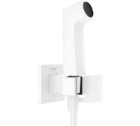 Гигиенический душ Hansgrohe 1jet E EcoSmart+ со смесителем держателем и шлангом 125 см матовый белый 29233700