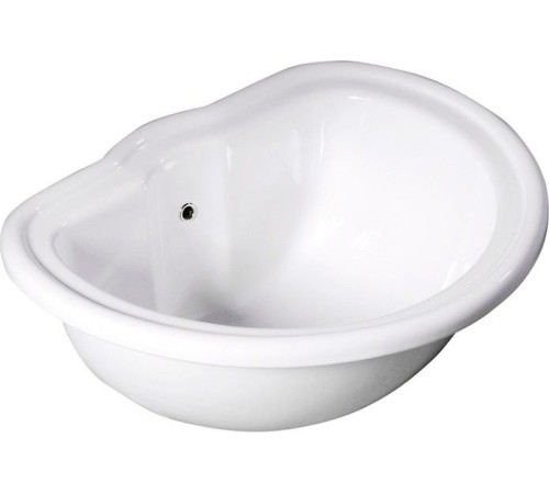 Раковина встраиваемая Kerasan Retro 50х41 см без отверстий белая 103101