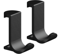 Крючок широкий hansgrohe WallStoris 2 шт матовый черный 27914670