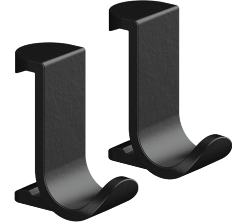 Крючок широкий hansgrohe WallStoris 2 шт матовый черный 27914670