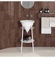 Металлическая структура напольная Kerama Marazzi Cono 44х77 см белый матовый CO.44\WHT.M