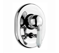 Смеситель для душа встраиваемый Nicolazzi P.M. Blanc с переключением на 2 выхода хром 3460CR76