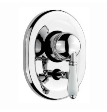 Смеситель для душа встраиваемый Nicolazzi P.M. Blanc с переключением на 2 выхода хром 3460CR76