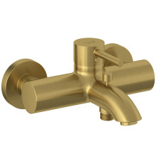 Смеситель для ванны и душа Kludi Bozz брашированное золото 38691N076