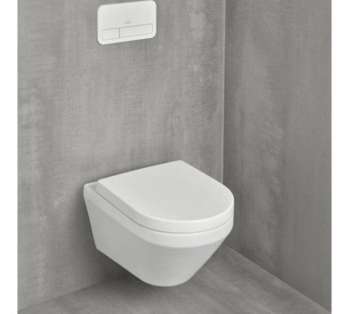 Комплект унитаз подвесной Villeroy & Boch Architectura TwistFlush CeramicPlus с сиденьем SoftClosing 4694CLR1