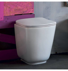 Унитаз напольный пристенный Kerasan Tribeca 55 см безободковый белый 511801