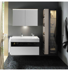 Тумба с раковиной Burgbad Yumo 101.5x64x47 см подвесная белый глянец SFKL102 F3193 G0179 C0001*1