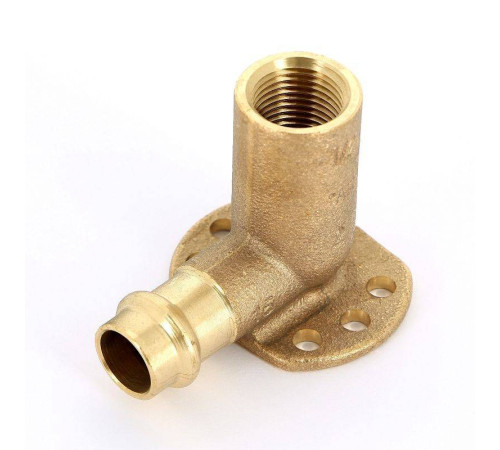 Водорозетка пресс-В Viega Sanpress SC-Contur 15x1/2 бронза удлиненная 116552