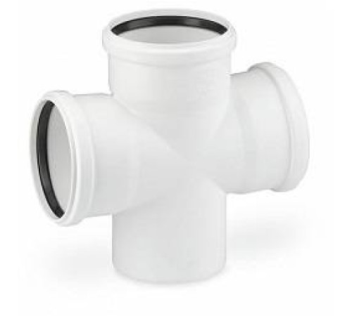 Крестовина одноплоскостная ELITE 110х110х110 мм 87 градусов белая 24569