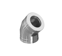 Отвод-сэндвич Теплов и Сухов 135° Ø150/210 мм AISI 304 0.8 мм нерж/ceramics 00-00000409