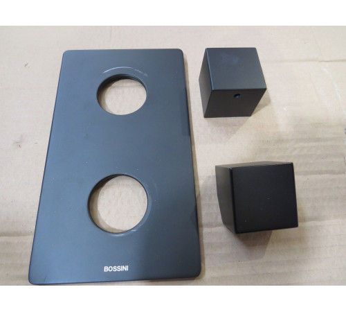 Наружная часть термостата Bossini Cube/Gillo черный матовый Z00061.073_УЦ