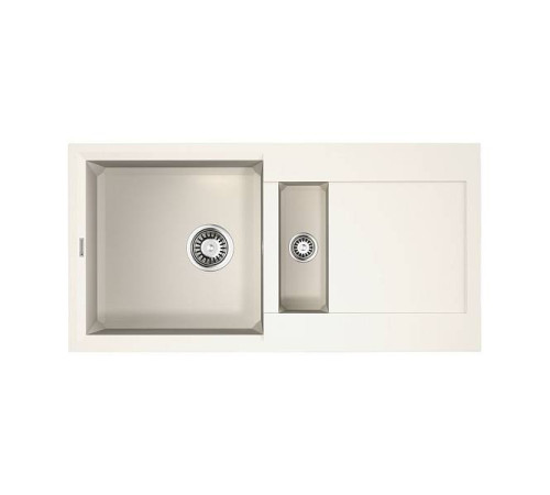 Кухонная мойка Omoikiri Sakaime 86-2 Tetogranit 86x46.5 см белый 4993129