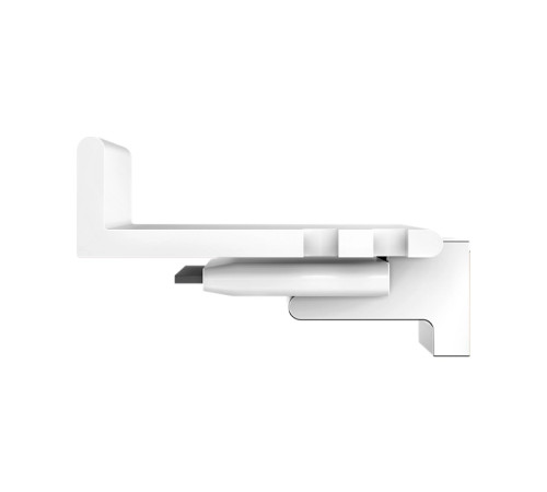 Полочка для душа съёмная Keuco Collection Reva со стеклоочистителем белый 12859 510000