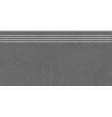 Ступень Kerama Marazzi Джиминьяно антрацит матовый обрезная 30х60 см DD254320R/GR