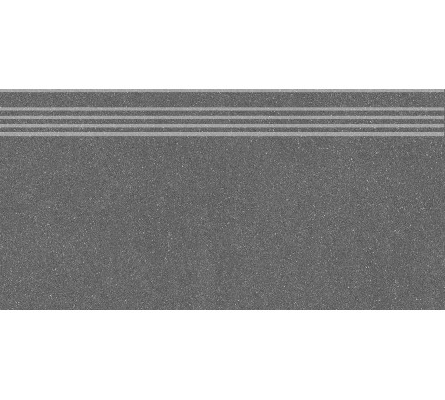 Ступень Kerama Marazzi Джиминьяно антрацит матовый обрезная 30х60 см DD254320R/GR