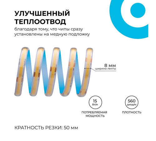 Лента светодиодная Apeyron Electrics 00-489