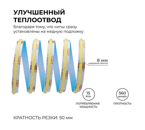 Лента светодиодная Apeyron Electrics 00-492