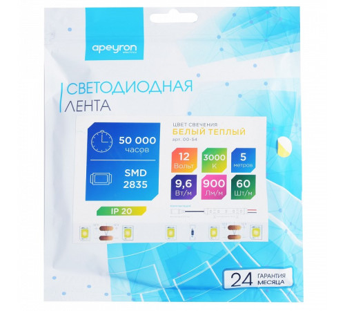 Лента светодиодная Apeyron Electrics 00-54