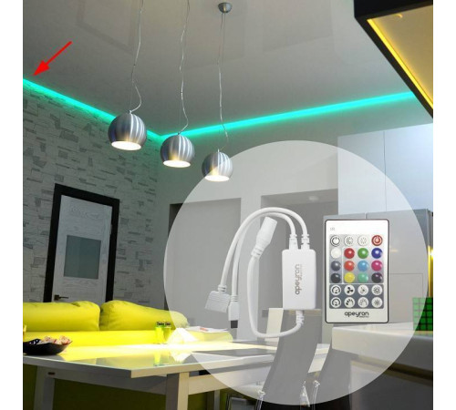 Контроллер-регулятор цвета RGBW с пультом ДУ Apeyron Electrics 04-29