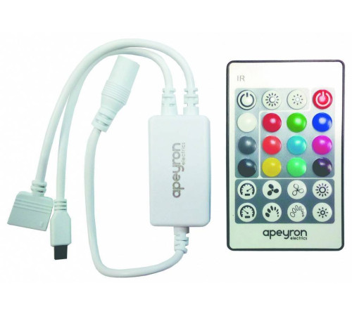 Контроллер-регулятор цвета RGBW с пультом ДУ Apeyron Electrics 04-29