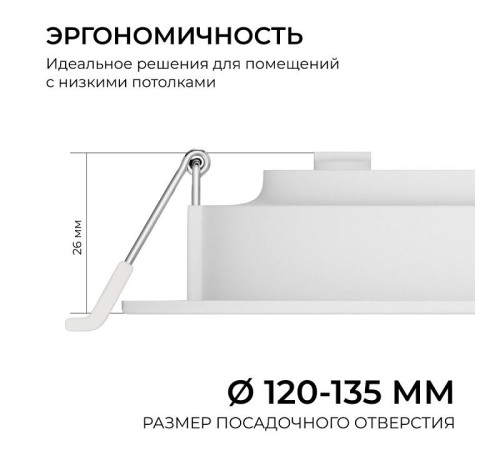 Встраиваемый светильник Apeyron Electrics 06-162
