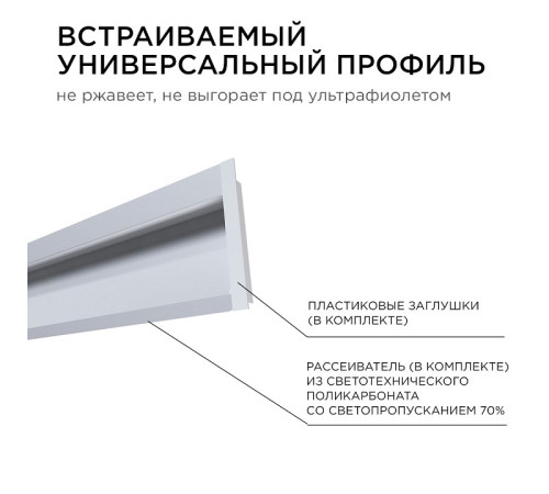 Короб встраиваемый Apeyron Electrics 08-42