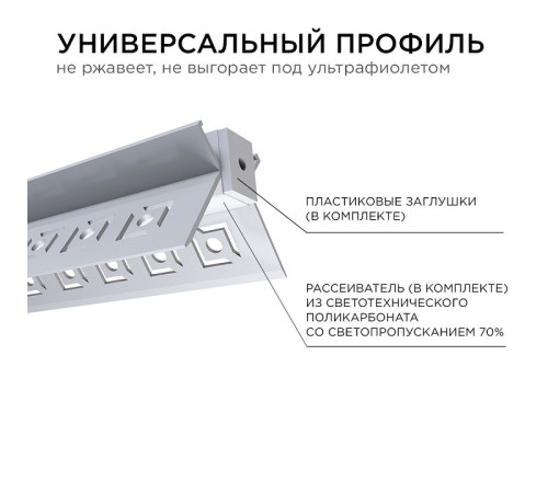 Короб встраиваемый угловой внешний Apeyron Electrics 08-46