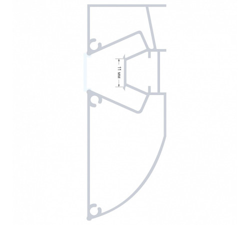 Короб для контурной подсветки натяжного потолка Apeyron Electrics 08-58
