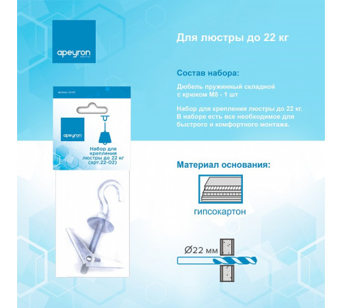 Винт Apeyron Electrics 22-02