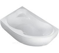 Ванна акриловая Aquanet Capri 160x100 L левосторонняя с каркасом и сливом-переливом 00205476