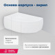 Ванна акриловая Aquanet Capri 160x100 L левосторонняя с каркасом и сливом-переливом 00205476