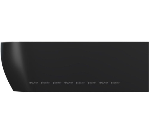 Ванна акриловая Aquanet Family Elegant B 1800x800 мм со сливом-переливом White/Black Matte 3806-N-GW-MB