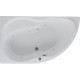 Акриловая ванна Aquanet GRACIOSA 150x90 L левая в комплекте 00205325