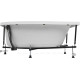 Ванна акриловая Aquanet Mia 140x80 R правая 00246884