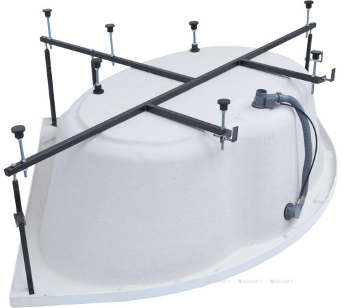 Ванна акриловая Aquanet Santiago 160x160 см к/с55 00205545