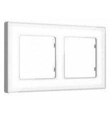 Рамка на 2 поста Ambrella Volt Arctic AF580132