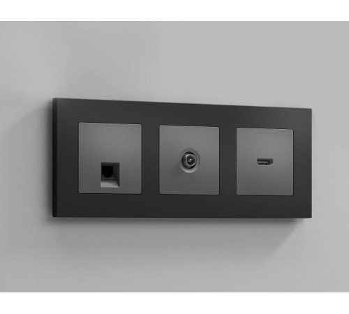 Накладка для ТВ-розетки Ambrella Volt Quant AP6630