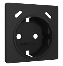 Накладка для розетки с заземлением и со шторками и 2хUSB type С Ambrella Volt ALFA AP8105