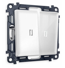 Выключатель проходной двухклавишный с подсветкой Ambrella Volt Quant MA104035