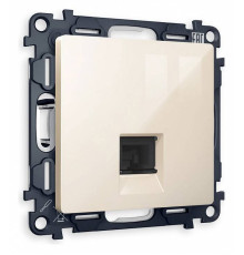 Розетка телефонная RJ-11 со штрокой, без рамки Ambrella Volt Quant MA312030