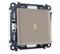 Выключатель проходной одноклавишный с подсветкой Ambrella Volt Quant MA362030
