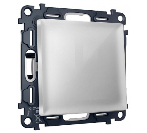 Выключатель двухполюсной самовозвратный без рамки Ambrella Volt MA MA401050