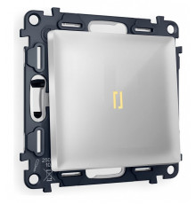 Выключатель проходной одноклавишный с подсветкой Ambrella Volt Quant MA402030