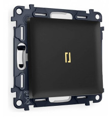 Выключатель одноклавишный с подсветкой без рамки Ambrella Volt Quant MA802010