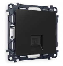 Розетка Ethernet RJ-45 и со шторками, без рамки Ambrella Volt ALFA MA812005