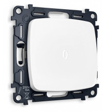 Выключатель одноклавишный с подсветкой без рамки Ambrella Volt Quant MO122015