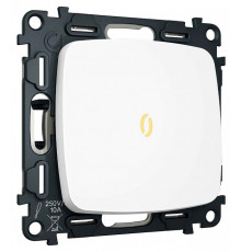 Выключатель самовозвратный одноклавишный с подсветкой, без рамки Ambrella Volt MO MO122050