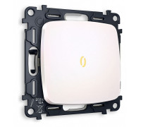 Выключатель проходной одноклавишный с подсветкой без рамки Ambrella Volt Quant MO202030